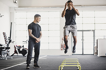 man jumping